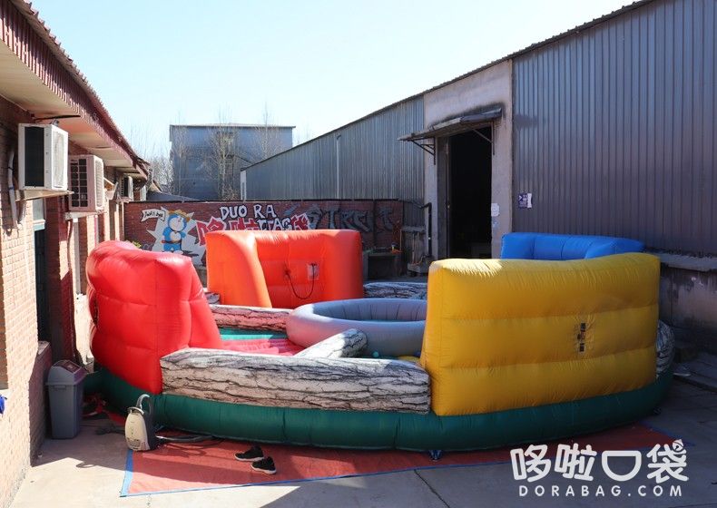充气四角拔河