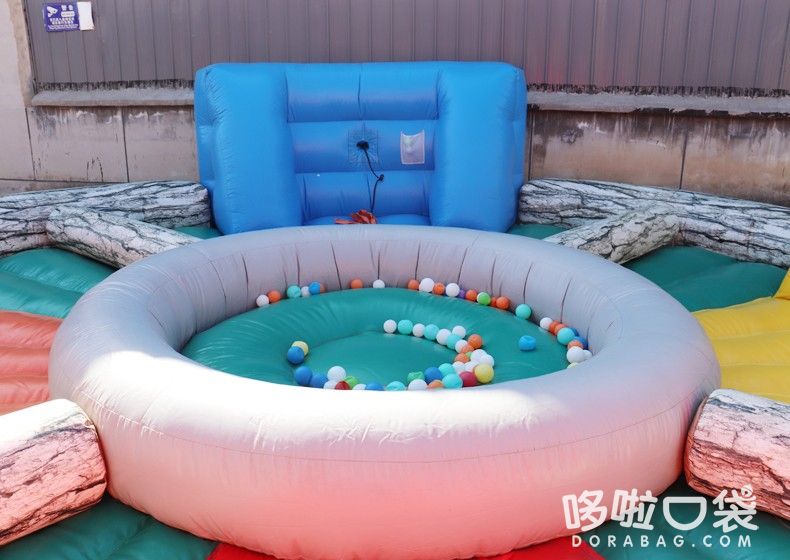 充气四角拔河